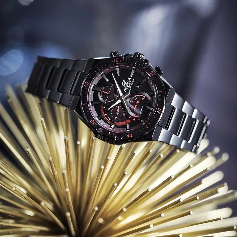 Casio Edifice Solar Slim Line Sapphire Crystal Men's Watch- EFS-S560DC-1AV